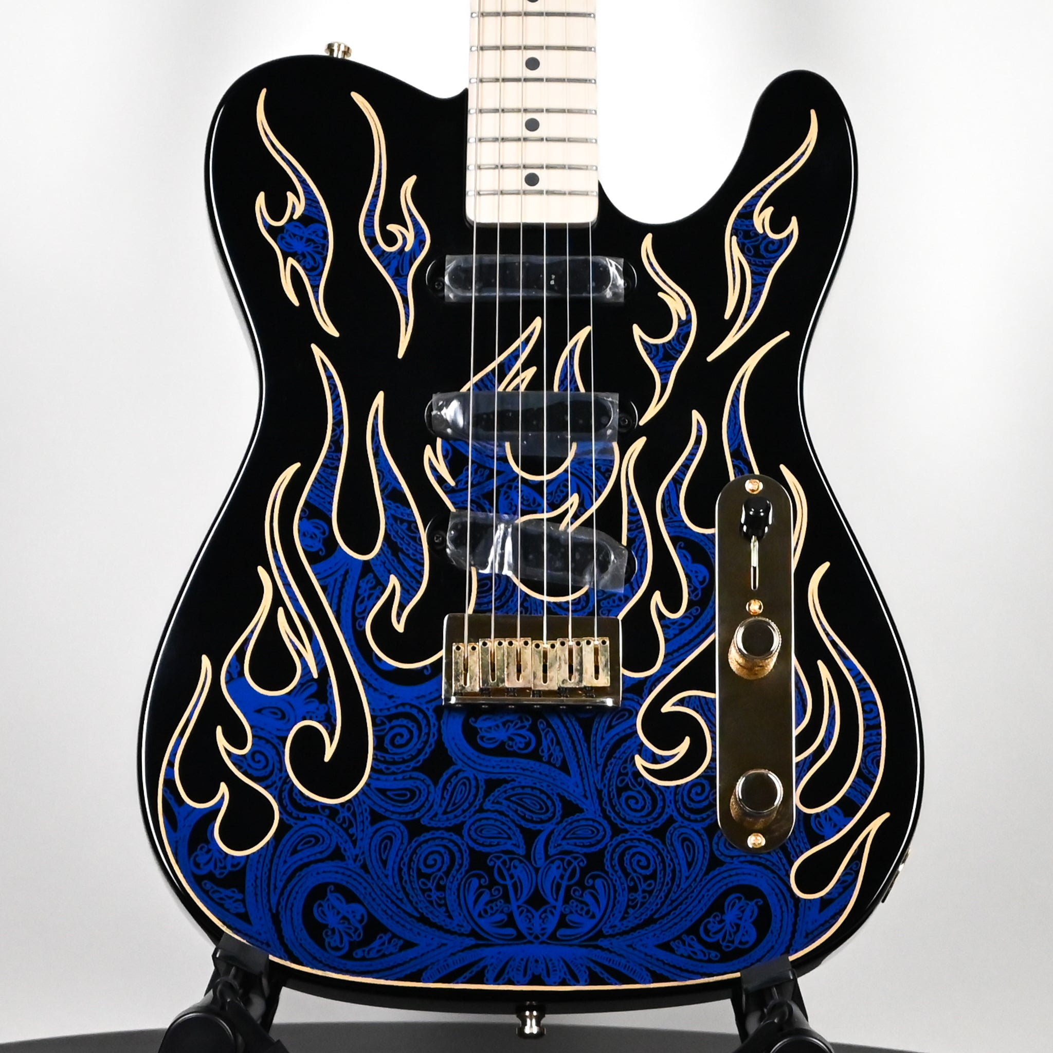セット売り wtaps flame、tenderloin eagle Fender James Burton Telecaster w/ Maple Fingerboard- Blue Paisley
