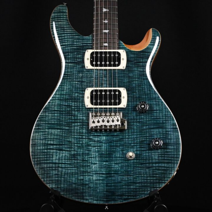 PRS SE Custom 24-08 Poplar Burl Limited Edition- Lake Blue